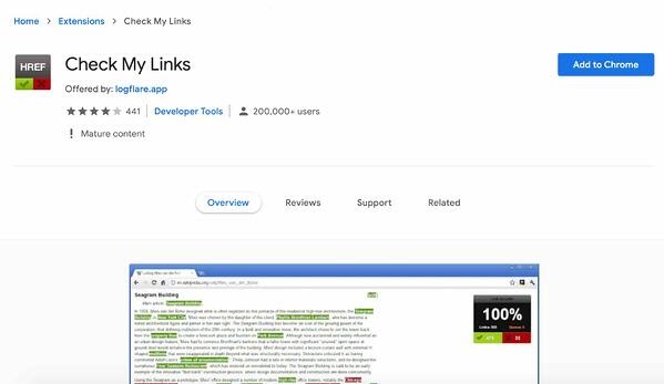 SEO Tool: Check My Links